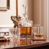 Nachtmann/HERRENPRASENTE - Набор 3 предмета для виски декантер, 2 стакана, хрусталь